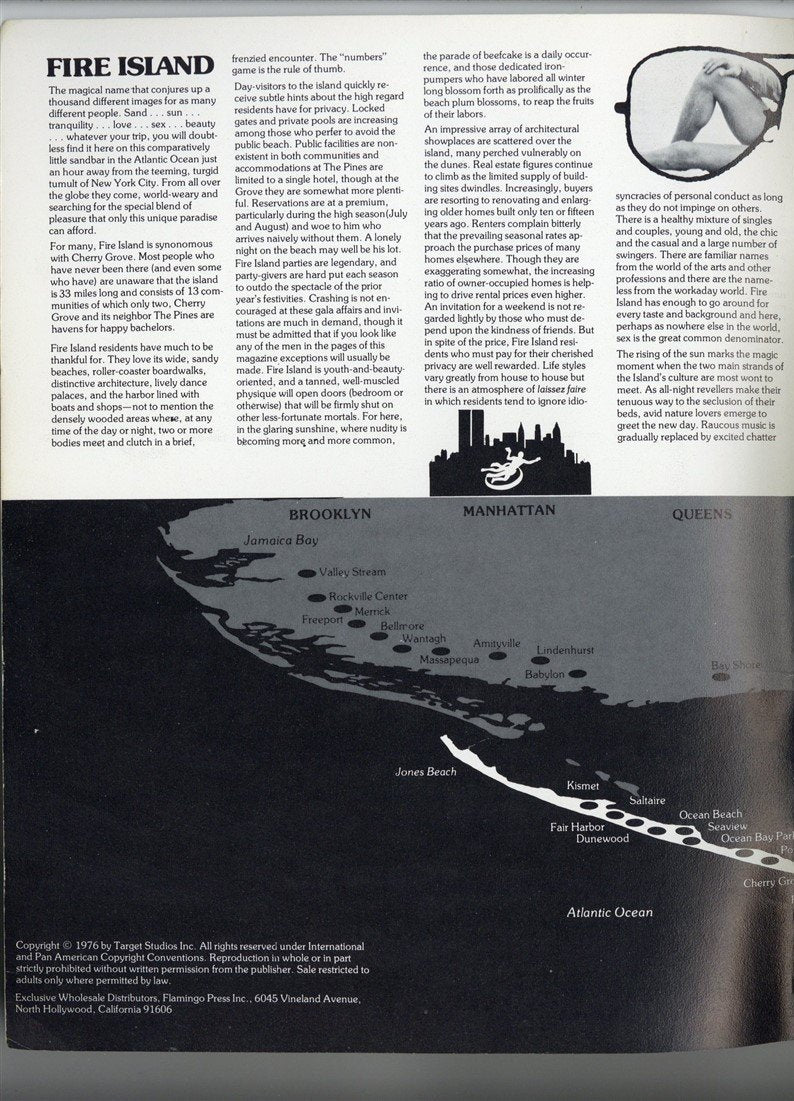Javelin V1#2 Bruno (Herman Fortezza), Mike Spanner 1976 Fire Island Sp ...