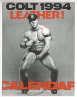 Colt Leather Calendar 1994 Steve Kelso Jim French, Gay Beefcake Bear Hairy Hunks, Colt Studio M35537