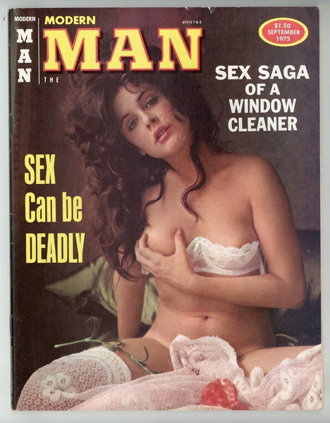 Modern Man 1975 Sara Voss, Polly Wandell, Lavonne Eden, Roberta Pedon Advert 80pgs Publ. Dev. Co. Magazine M37545