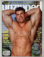 Unzipped 2008 Zeb Atlas, Cole Ryder, Falcon Studios 74pgs Gay Pinup Magazine M35629
