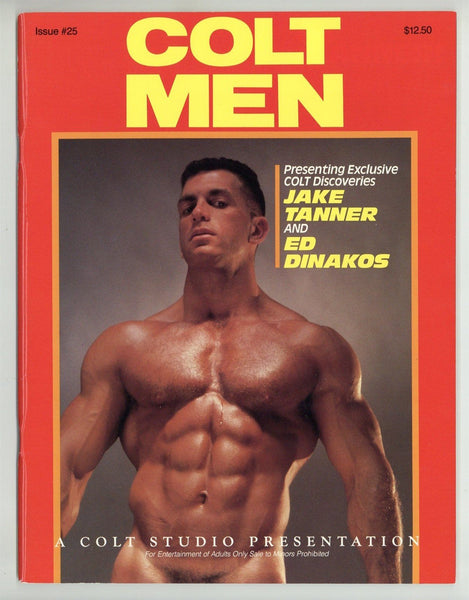 Colt Men #25 Jake Tanner 1980 Ed Dinakos 50pgs Jim French RIP Colt Gay Pinup Magazine M35733