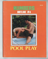 Numbers Hotline #4 Poolplay 1981 Loving Homoerotic Pictorials 48pgs NH Pub. Miami Sensual Gay Magazine M35741