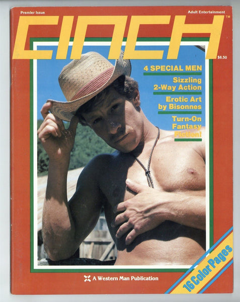 Cinch V1#1 Mick Slater, Joe Grange, Tom Miles 1978 Western Themed Homo Erotic Pulp 48pgs Western Man Publ. M35746