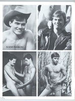 Sexy Men From Close-Up Productions #1 Todd Baron, J.W King, Joe Andrews 1984 Gay Film Stars 48pgs London Entrpr. M35886
