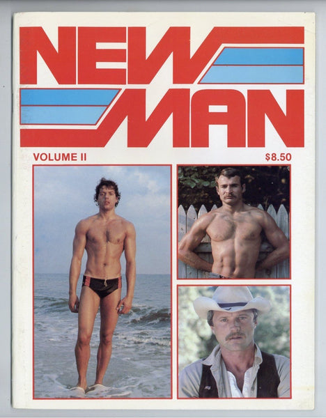 New Man #2 Chris Voight, Ed Wiley, Curtis Taylor 1978 Gay Physique Erotica 48pgs Le Salon Pub. M36619