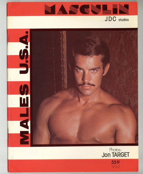 Masculin Males U.S.A. #2 Al Parker, Tom Jerome 1979 Jon Target 60pgs Jean-Daniel Cadinot JDC Studios M36666