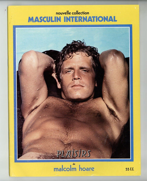 Masculine International: Plaisirs de Malcolm Hoare 1979 Ron Stevens, Clay Russell 48pgs Gay Physique Magazine, MI Pub., Paris M36687