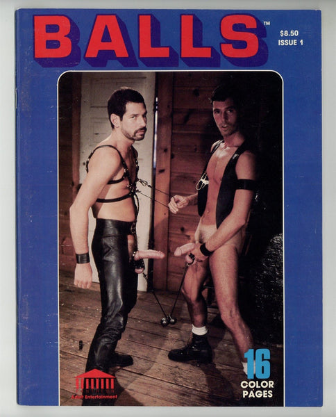 Balls #1 Jeff Sutter, Frank Reed 1981 Vintage Leathermen Magazine 48pgs Pantheon Prod. M36711