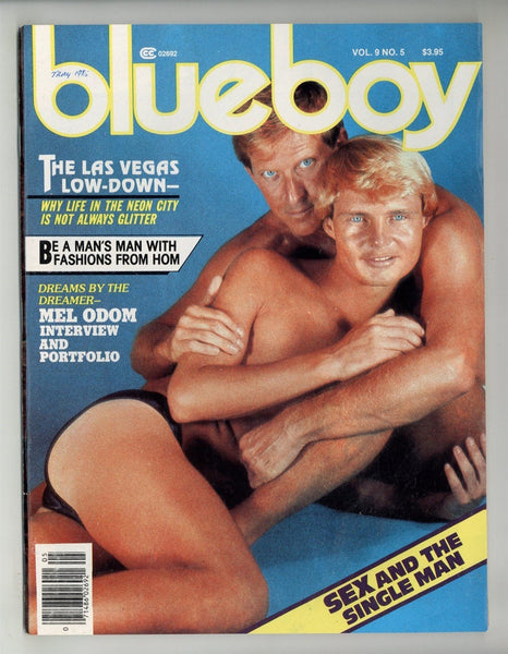 Blueboy 1985 Mel Odom, Malexpress, Graven Image 100pgs Gay Pinup Magazine M37204