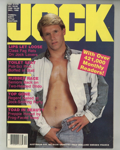 Jock 1986 Jim North, Joe Erikson, Ricky Masters 84pgs Gay Pinup Magazine M36207
