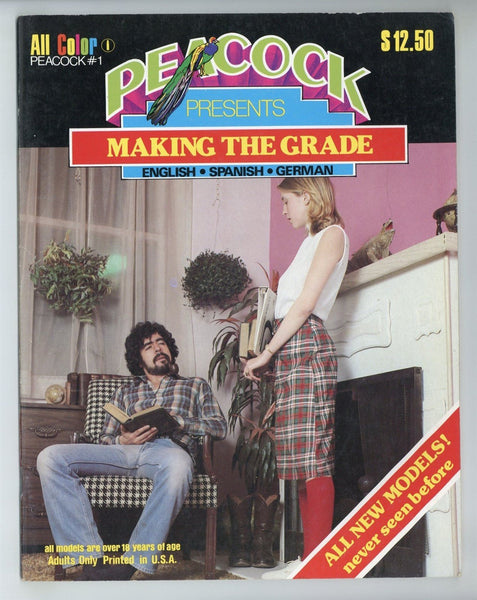 Making The Grade V1#1 Jamie Gillis, Lysa Thatcher 1978 Pulp Pictorial Magazine 32pgs Peacock Publ. LA M36843