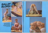 Ballin' Blondi 1980 Blondi Bee, Tony Montana 32pgs Gourmet Editions Erotica Magazine M37060