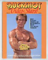 Buckshot Video Magazine #1 Ed Dinakos, Bruce Emory, Mark Gamble, Studs Toro 1984 Gay Film Magazine 36pgs Colt Studio Models M36451