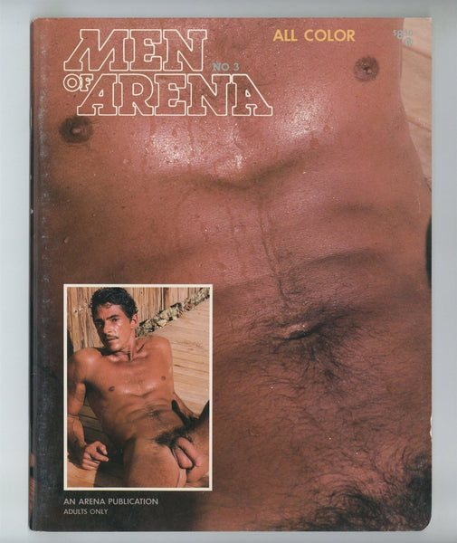 Men Of Arena #3 Robert La Tourneaux 14p Nude Male Pinups 1979 Gay Physique Magazine 48pgs Arena Publ. M36469