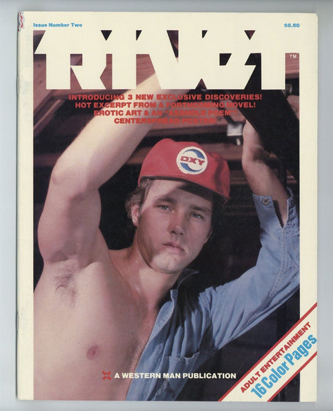 Rivet 1980 Ritter, Alex Kouras, Mick Slater, Bo Ritter, Bisonnes 44pgs Western Man Gay Magazine M37274