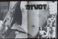 Rivet 1980 Ritter, Alex Kouras, Mick Slater, Bo Ritter, Bisonnes 44pgs Western Man Gay Magazine M37274