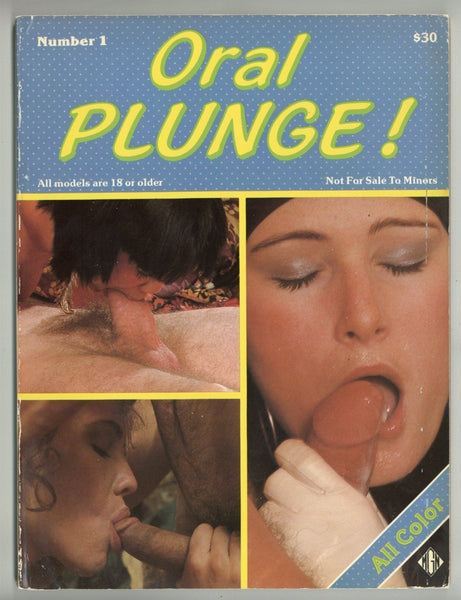 Oral Plunge #1 Gorgeous Short Hair Asian Girl 1981 Oversize Porn Magazine 100pgs MGN Publ. M36082
