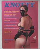 Knotty V2#9 Smutty Sex Slaves, Fanni Hall by Paul Bishop 1974 Bondage BDSM Pictorials 64pgs HOM Magazine M36543