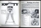 Knotty V2#9 Smutty Sex Slaves, Fanni Hall by Paul Bishop 1974 Bondage BDSM Pictorials 64pgs HOM Magazine M36543