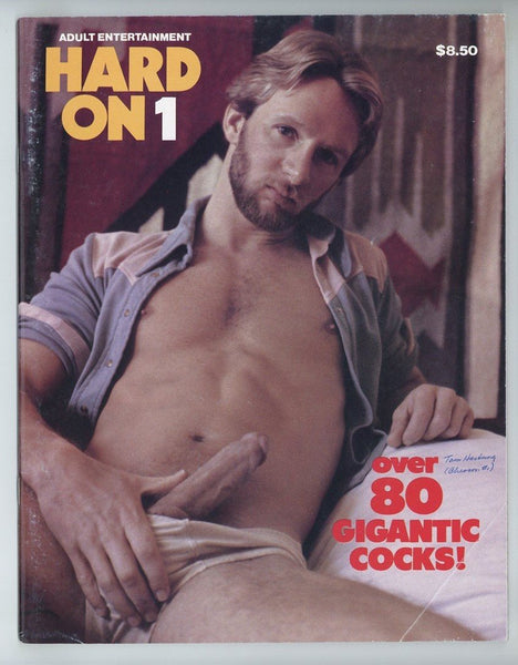 Hard On #1 Tom Hartung, Dean Paxton, Bo Ritter, Ryan Reeves 48pgs Buff Gay Film Stars Magazine, Le Salon San Francisco M36734
