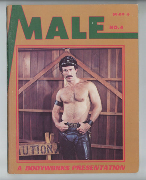 Male #4 Ron Stevens, Mark Kropp 1979 Vintage Gay Magazine 60pgs Bodyworks, Arena Publ. M36912