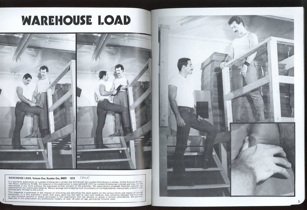 Warehouse Load #1 Ron Stevens, Clay Russell 1979 Illustrated Gay Pulp ...