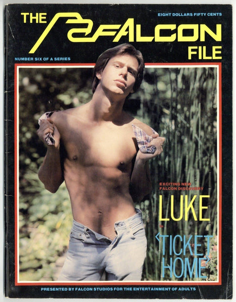 The Falcon File #6 Luke & John 1978 Vintage Gay Erotic Pictorial 47pgs Falcon Studios, San Francisco M36321