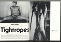 Tightropes #3 Chris Burns, Tony Michaels 1983 Gay Leather Pictorial BDSM Spandex Bondage 48pg Close Up Prod. M22388