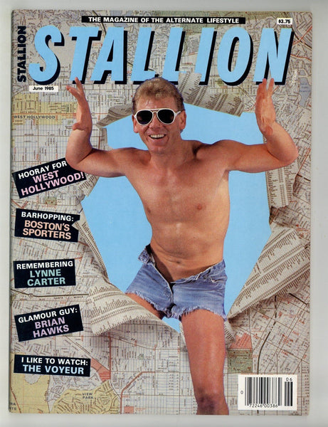 Stallion 1985 Brian Hawks, Malexpress, Naakkve, Graven Image 84pgs Gay Magazine M36695