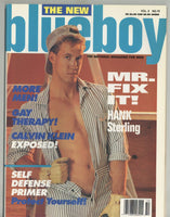 Blueboy 1991 Hank Sterling Marc Braun 100p Catalina Video Gay Magazine M36544