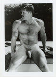Ryan Hayward 1985 Serious Stare Hairy Hunk Moustache Colt Studio 5x7 Jim French Photo J14368
