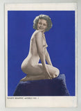 Gale's Graphic Models #1 Figure Photography 1950 Female Art 40pgs Pinup Magazine M36759