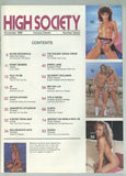 High Society 1986 Jeannette Littledove 7p, Krista Lane 100pgs Adult Film Stars HS Publ. M36991