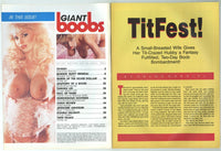 Giant Boobs 1991 Tamara Lee, Titanic Tina 100pgs Eton Publishing Big Tits Magazine M36997