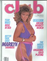 Club 1988 Marilyn Chambers 100pgs Fiona Press Nude Women Vintage Magazine M36996