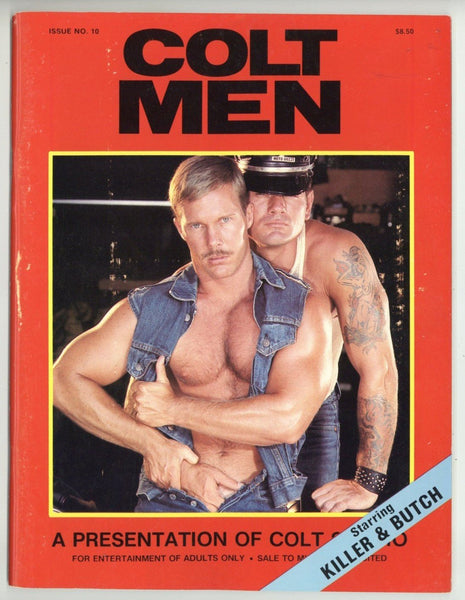 Colt Men #10 Killer Joe, Butch Barnes 1981 Jim French Nude Male Photos 52pgs Colt Studio Gay Magazine M36952
