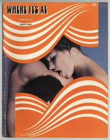Where It's At V1#1 Beat Generation Psychedelic Smut, Blaxploitation Erotica 1970 Uschi Digard, Joyce Gibson Mandell 64pgs Command Publ. M36968