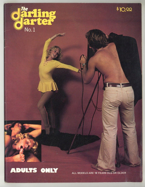The Darling Darter 1980 Tina Louise, Dart Throwing Pulp Fiction 48pgs Erotic Pictorial Magazine, Golden State News M37536