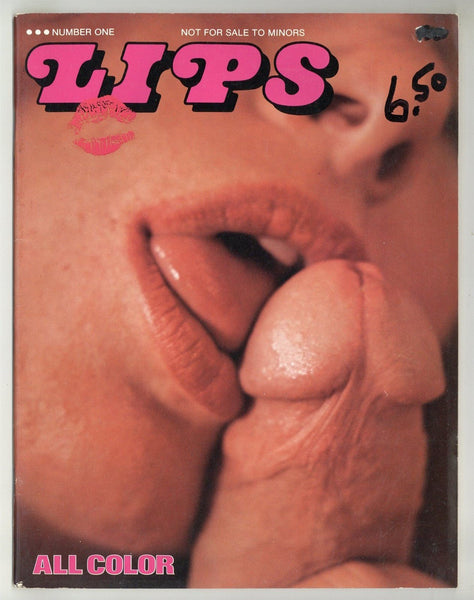 Lips V1#1 Marquis 1979 Hairy Hippie Female Threesome 44pgs Group Sex , Marquis Publ. Magazine M37544