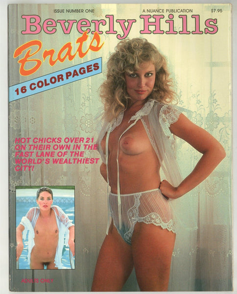 Beverly Hills Brats 1988 Classy Sex Working Girls 40pgs Adult Film Stars, Nuance Publ., Hollywood M37110