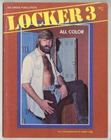 Locker #3 Gay Motorcycle Biker Pictorial 1979 Romantic Homoerotic Magazine 48pgs Arena Publ. Hollywood M37024