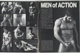 Men Of Action #2 Gregg Strom, Butch Mc Alister, Mark Riley 1979 Paul Seton, Fred Halsted 48pgs Action Male Magazine M37025