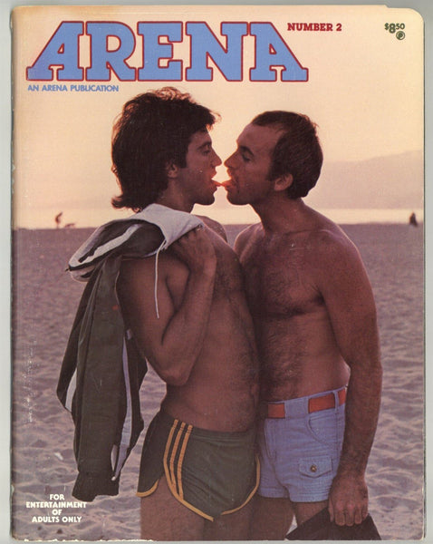 Arena #2 Romantically Erotic Gay Pictorial Novel 1978 Beach Love Story 60pgs Arena Pub. M37017