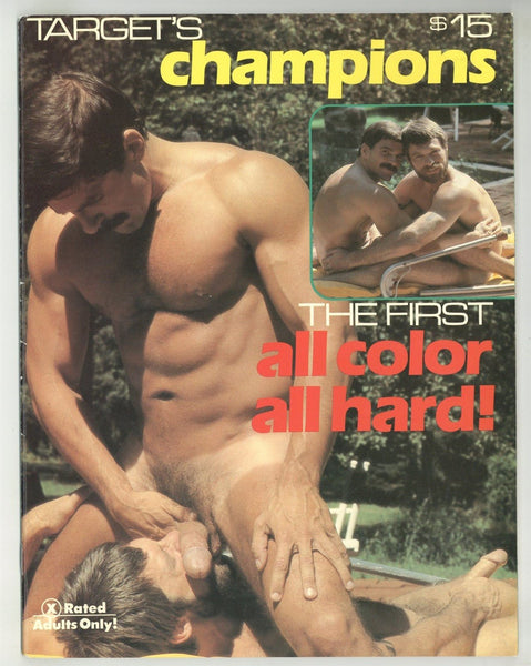 Champions 1980 Jeremy Brent, Rod Mitchell, Brian Dexter, Tony Russo 32pgs Vintage Gay Magazine, Target Studios M36976