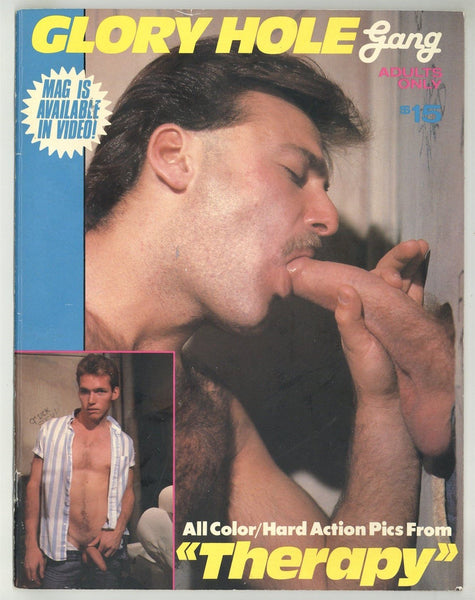 Glory Hole Gang 1985 Al Parker Film "Therapy" 32pgs Le Salon Publ. Gay Magazine M37013
