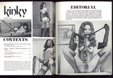 Kinky #12 Jamie Gillis 1976 Vintage Dominant Lesbians Illustrated Pulp 64pgs Soho Publ. M39782
