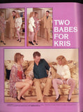Two Babes For Kris 1993 Kris News, Tamara Wild 28pgs Illustrated FMF Threesome, Gourmet Ed. Magazine M40310