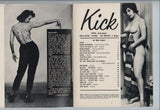 Kick V1 #1 Terri Higgins, Honey Bee 1961 Elmer Batters, Nylons, Stockings 80pg Body Art Marst Pub., Hollywood. M37151
