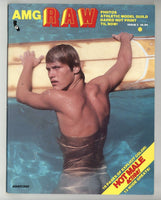AMG Raw by Bob Mizer #2 Buddy Houston, Bobby Gordon, Wayne Pickett 1979 Athletic Model Guild 48pgs Golden State News Gay Magazine M37534