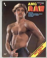 AMG Raw #1 by Bob Mizer 1979 Bobby Kropp, Larry Dyer, Dane Zimmerman 48pgs Athletic Model Guild, GSN Gay Physique Magazine M37535